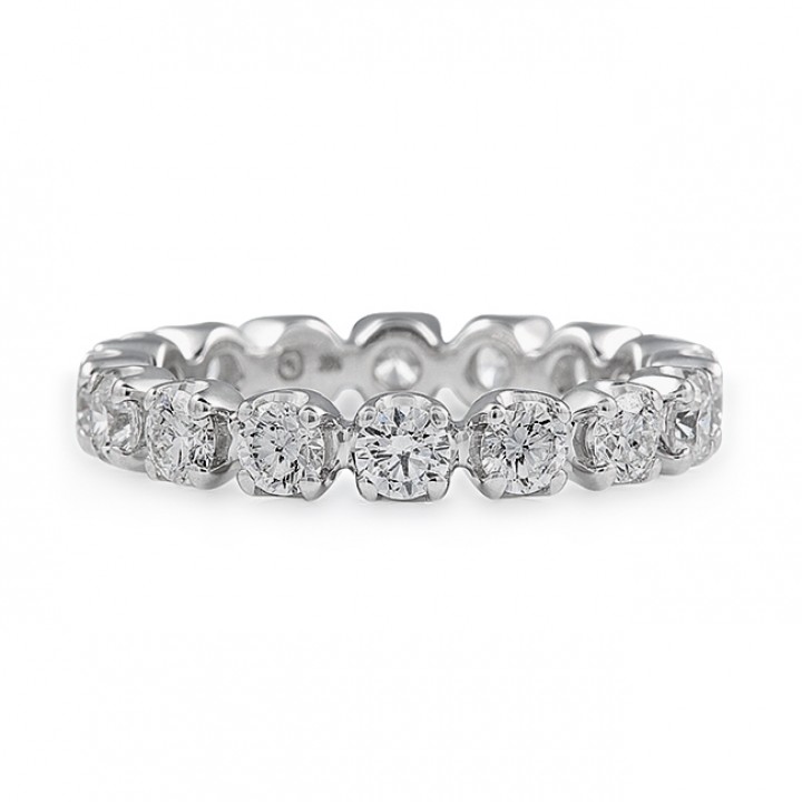 1.60 carat Illusion Set Diamond Eternity Band top