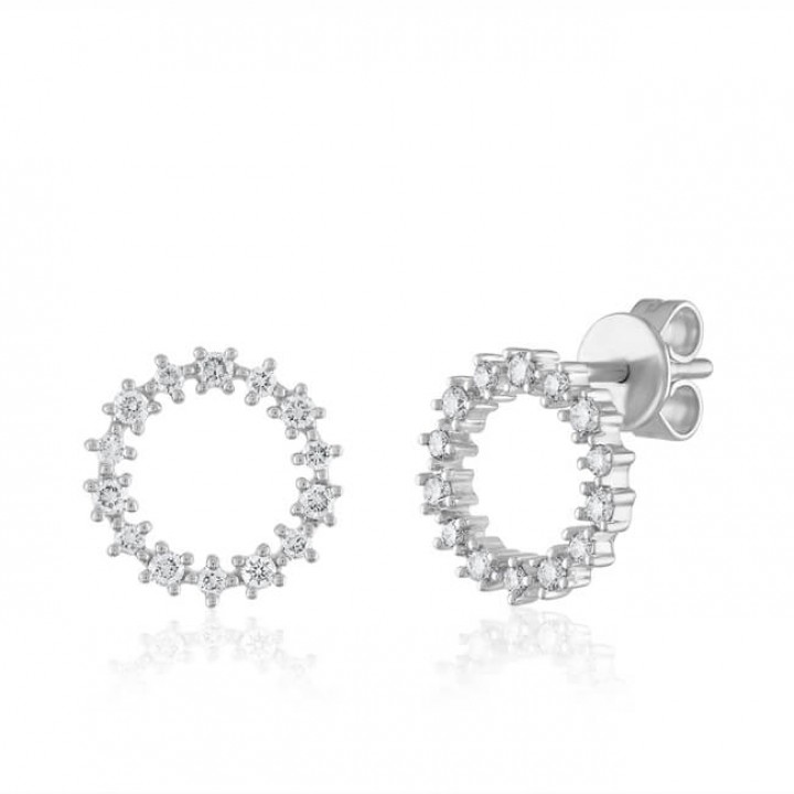 Compass Diamond Earrings