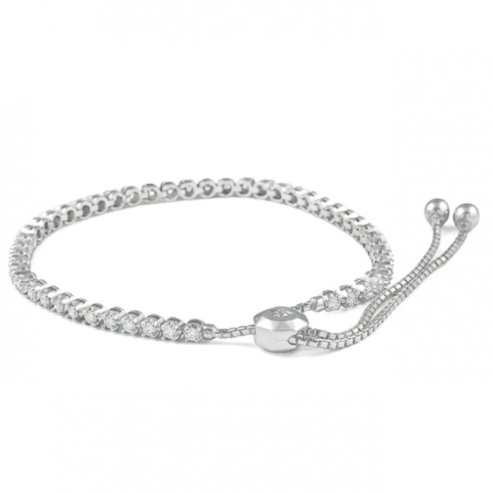 1.25 ct Diamond 'Zip-Up' Tassel Bracelet