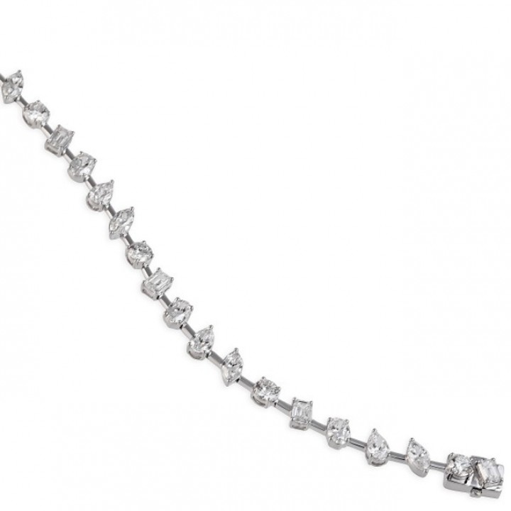 5.52 carat Multi Shape Lab Diamond Tennis Bracelet circle