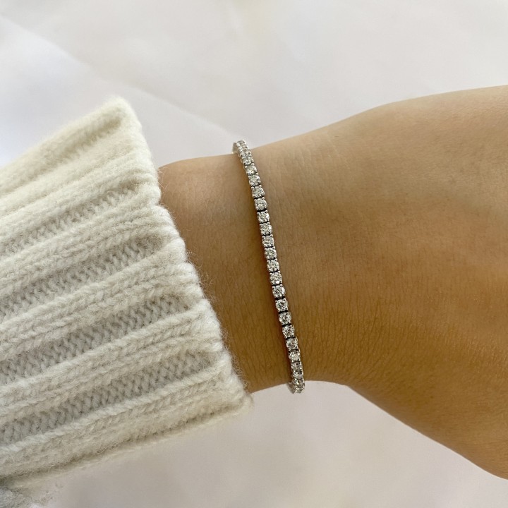 2.95 carat Lab-Grown Diamond Tennis Bracelet