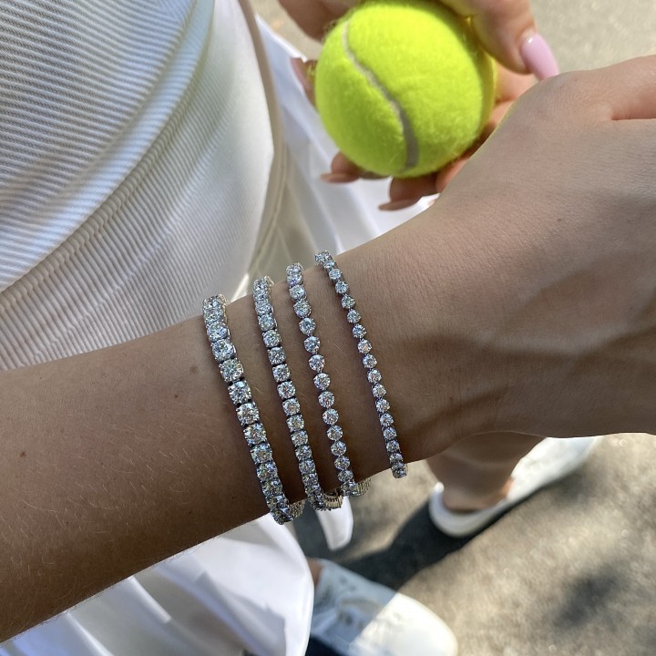 7.45 carat Lab-Grown Diamond Tennis Bracelet