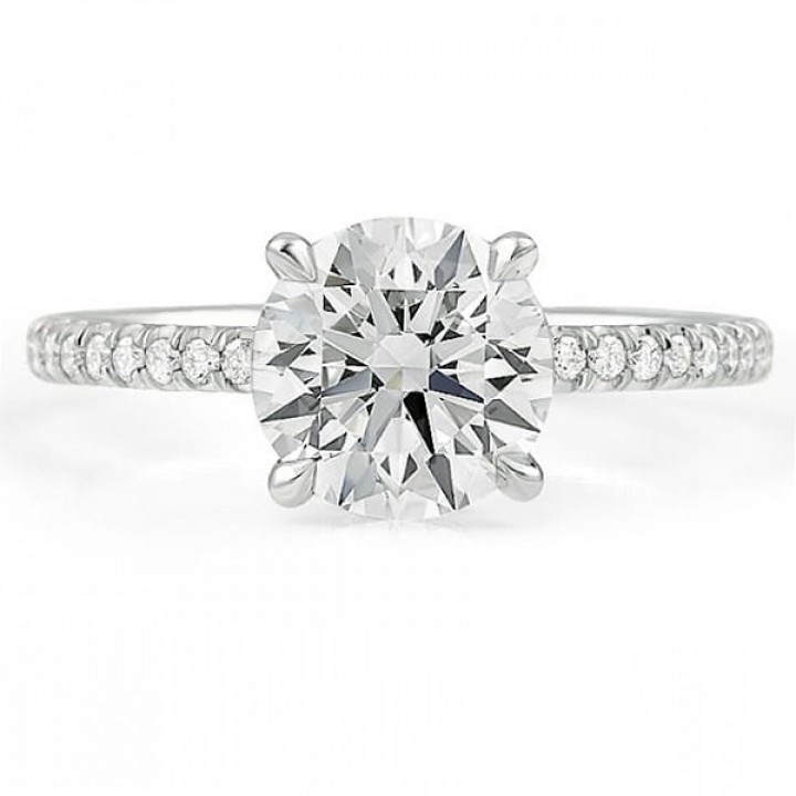 round diamond signature wrap ring