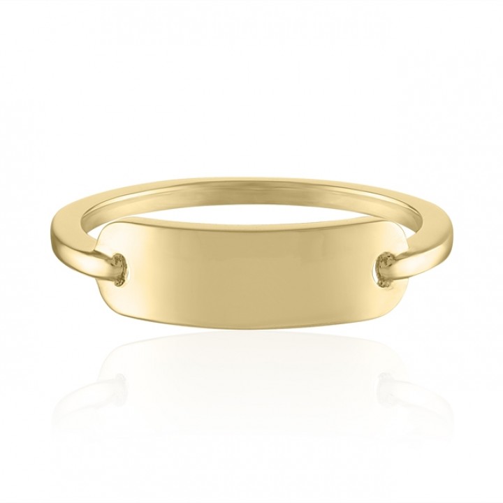 Engravable ID Ring flat