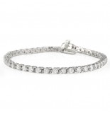 5.2 carat Lab Diamond Three-Prong Tennis Bracelet