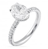 1.50 carat Oval Diamond Engagement Ring