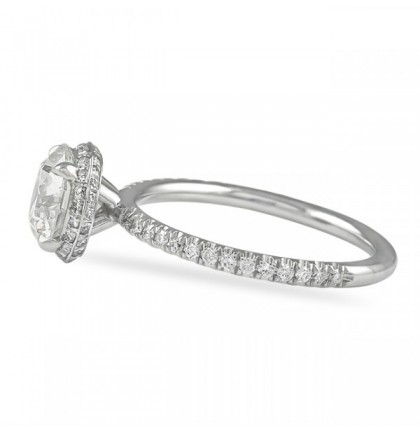 1.50ct Round Diamond Hidden Halo™ Engagement Ring front