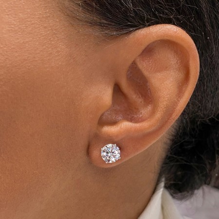 3.4 Carat TW Lab-Grown Diamond Studs