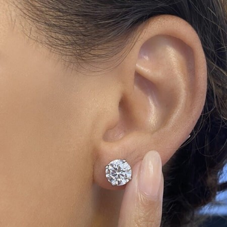 4 carat TW Diamond Stud Earrings