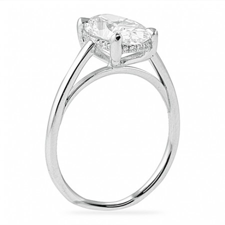 2.25 ct Oval Diamond Platinum Engagement Ring