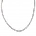 17 carat TW Emerald Cut Lab Diamond Tennis Necklace