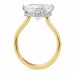 5.03 carat Cushion Cut Diamond Invisible Gallery™ Ring profile