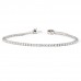 2 carat Round Lab Diamond Tennis Bracelet round