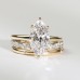 .80 carat Alternating Size Round Diamond Shared Prong Eternity Ring lifestyle stack