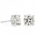 1.40 carat TW Lab-Grown GIA Graded Diamond Studs flat