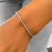 2 carat Round Lab Diamond Tennis Bracelet lifestyle