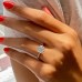 2.54 carat Round Lab Diamond Six Prong Solitaire Ring lifestyle