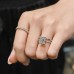 4 carat Cushion Cut Diamond Lotus Prong Engagement Ring lifestyle