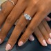 1.41 carat Oval Diamond Three-Stone Engagement Ring lifestyle