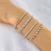 4.9 carat Oval Lab Diamond Tennis Bracelet lifestyle