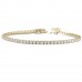 2.95 carat Lab-Grown Diamond Tennis Bracelet Yellow Gold