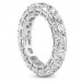 Antique Cushion Diamond Eternity Band side