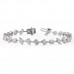 5.52 carat Multi Shape Lab Diamond Tennis Bracelet circle