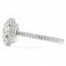 1.5ct Round Lab Grown Diamond Halo Ring side