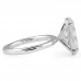 5.17 carat Oval Lab Diamond Classic Solitaire Ring profile