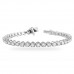 6.40 carat TW Illusion Set Diamond Tennis Bracelet