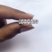 5.5 ct Oval Diamond Eternity Band lifestyle pinch