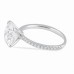 3.04 Carat Platinum Round Diamond Engagement Ring side