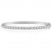 1.5 carat TW Illusion Set Diamond Bangle Bracelet flat