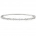 1.2 carat TW Alternating Size Diamond Bangle Bracelet flat