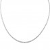 3.60 carat Delicate Four Prong Tennis Necklace flat