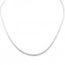 1.95 carat Three-Prong Tennis Necklace flat