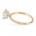 1.55 ct Round Diamond Two-Tone Signature Wrap Engagement Ring side view