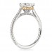 1.40ct Round Diamond Two-Tone Engagement Ring side