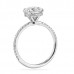 2.30ct Round Diamond Signature Wrap Engagement Ring side