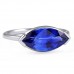 2.59 carat Marquise Sapphire Invisible Gallery­™ Ring flat