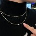 Paper Clip Diamonds By The Yard Necklace 16" lifestyle