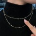 Paper Clip Diamonds By The Yard Necklace 18" lifestyle