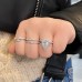 1.24 carat Pear Shape Lab Diamond Halo Ring lifestyle
