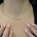 3.60 carat Delicate Four Prong Tennis Necklace lifestyle