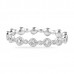 .80ct Mixed Size Bezel Eternity Band flat