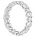 3.06 carat Alternating Oval & Emerald Lab Diamond Eternity Band profile