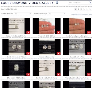 Loose diamond video gallery