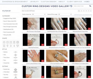 Custom ring design video gallery from Lauren B