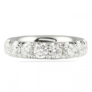 wide pave eternity band