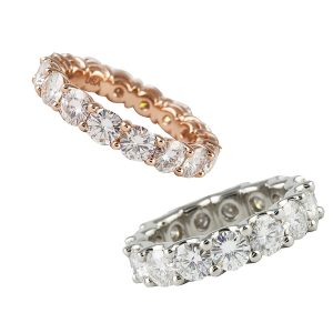 Round eternity band